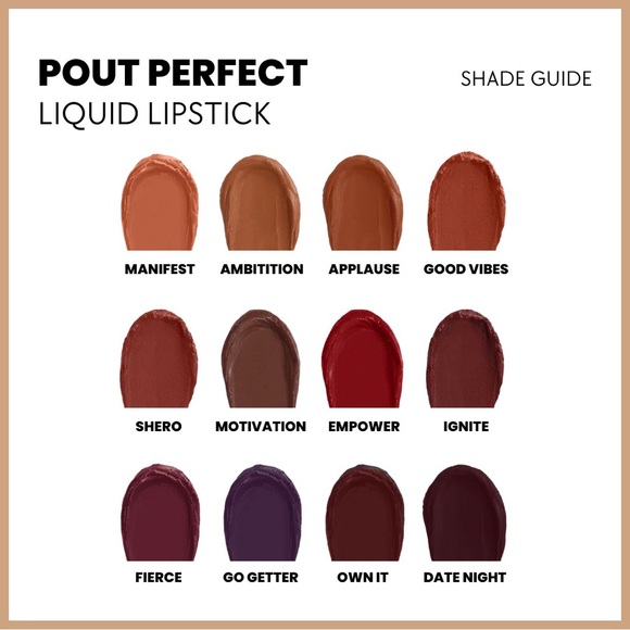 NIB - ACE BEAUTE POUT PERFECT LIQUID LIPSTICK - MANIFEST - Picture 5 of 5